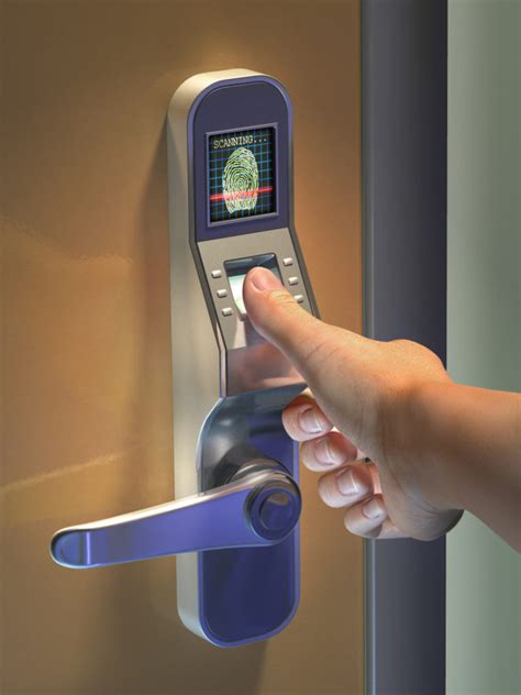 electric smart card door lock|smart lock with fingerprint sensor.